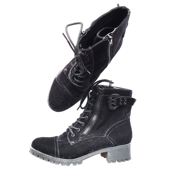 G by Guess Shoes - G By GUESS Velvet Axxis 2 Moto Boots